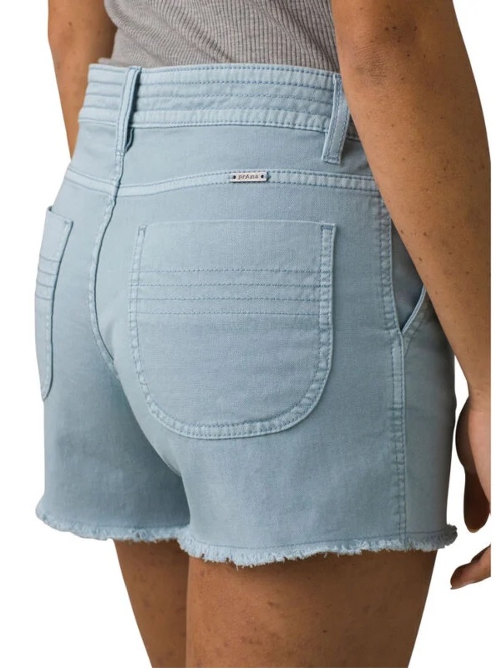 Prana Sancho Light Blue Shorts—Size 8